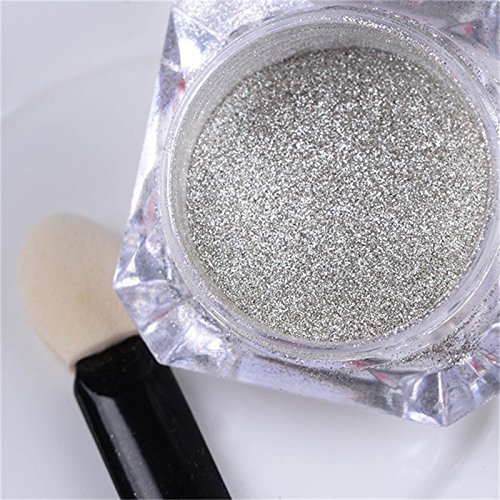 Sindy Nagel Glitzerpuder,Spiegel Glitter Chrom Effekt Nail Art Pulver - 3