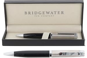 Bridgewater Pen Company Executive Ball Point Pen Collection, Boxed & Sleeved (Salisbury, Black)