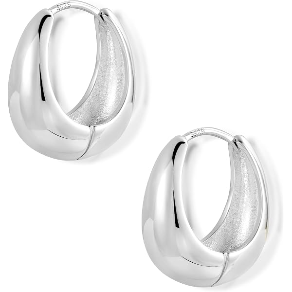 925er Sterlingsilber Reifen Ohrringe – Kleine Huggie Schläfer Für