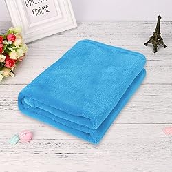 Lolittas_Couverture chauffante Couverture de Massage en Flanelle 45 * 65 CM Mode Solide Jet Doux Enfants Couverture Chaude Corail Plaid Couvertures Flanelle