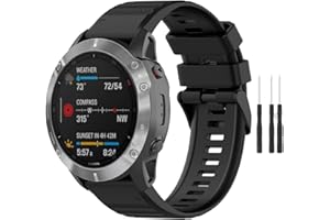 BoLuo Reloj Correa para Garmin Fenix 6,22mm Bandas Correa Correas Silicona Bracelet Brazalete Strap para Garmin Forerunner 945/Fenix 6 Pro/ 5 Plus/fenix 5/Forerunner 935/Quatix 5/Approach S62