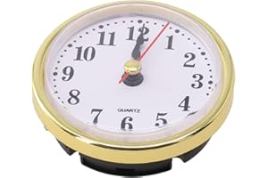 YUANPGKY DIY Uhrwerk Ersatz 65 mm M2188–65 mm Quarzuhreinsatz eingebetteter Uhrkopf DIY Uhr Zubehör Quarz Uhr Uhrwerk Ersatz (Golden)