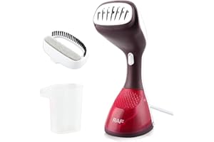 WDJLNZB Plancha Vertical Vapor, Ferro a Vapor Vertical, 1400W, 220ml, Eliminación Rápida de Arrugas, Plancha de Viaje para Ropa Vertical, para el Hogar, la Oficina, los Viajes, Fucsia