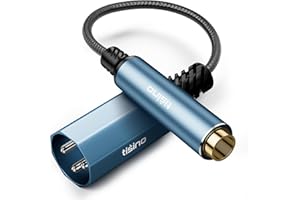 Tisino 6.35mm Jack to XLR Cable(0.3m/1FT), Balanced 1/4" Female to XLR Male Stereo Audio Adapter Interconnect Cable for Mixers, Microphones, Amplifiers, Guitars, PA