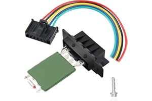 EVRBUL Car Heater Motor Fan Resistor Blower Resistor Kit Compatible with Vauxhall Corsa Adam Alfa Romeo Fiat Doblo Grande Punto Ducato Qubo Replace#: 13248240 77364061 95508692 55702407