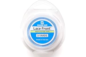 LEOO HAIR "Lace Front Support" Walker Double Sided Roll Tapes Stickers Adhesive for Men Hair System Replacement Toupee Hair Extension Wig Bundles Hair Weave Closure Lace Frontal(3 Yards & 1 Inch)