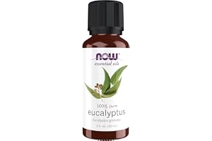 Now Essential Oils Eucalyptus Globulus Oil | 100% Pure Oil, Strong Camphoraceous Aroma & Refreshing, Cleansing & Cooling for Diffusion, Skin, Bath & Cosmetic Use | 1 fl oz (30 ml)