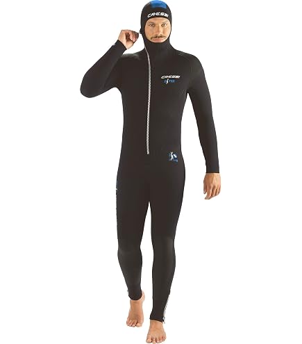 Muta Seac Royal 5 Mm In Neoprene Bifoderato – Giacca Con Cappuccio E Salopette, Taglio Comfort Fit Per Apnea E Pesca Subacquea, Disponibile In 6 Taglie