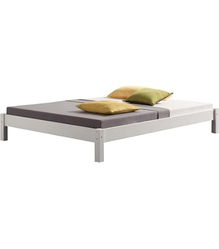 Futón Cama De Madera Maciza Solido 140x200 | ABC Meubles