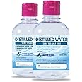 WATER CLINIC Ultra Pure Di-Ionised Distilled Water For Battery/Inverter/Medical Equipment'S/Chemicals And Cosmetic Formulations - With Flip Cap/250Ml Bottle Pack Of 2 ,deionization, White