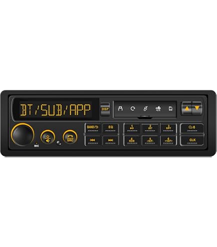 チ*ン様 ほぼ未使用Continental TR7412UB-OR 1DIN VDO Continental TR7412UB-OR European Style 12v Radio Orange