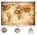 Produktbild Sonderpreis für kurze Zeit!!! Art4life Wandbild alte Weltkarte antike Karte der Welt HD XXL Poster 140cm x 100cm Hochauflösende Wanddekoration Bild für Wandgestaltung | Fotoposter retro worldmap Vintage Design