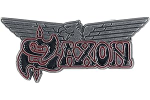CANDLEMASS Saxon Logo & Eagle Unisex Pin multicolor Zinklegierung Band-Merch, Bands