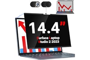 ZOEGAA Filtro Privacy da 14.4 pollici per Surface, Schermo Protettivo Magnetico Rimovibile per Surface Laptop Studio 1/2