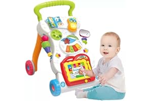 Blendra Baby Walker,Push Along Walker Musical Toys With Anti - slip wheels,Activity Center for Boys Girls from 9 Months