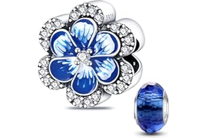 HappyStar Perles Charms Argent Sterling 925 Animal Charm Collection, breloque trèfle à quatre feuilles pour femme, compatible avec les bracelets et colliers européens Pandora