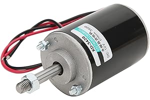 AKOZON AUTO Moteur à courant continu, moteur à courant continu à grande vitesse d'aimant permanent de CW/CCW pour 12/24V 30W pour le générateur DIY(12V,3000RPM) permanent magnet dc motor reversible