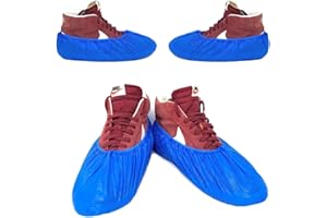 AQASKIN - 100 uds. Cubrezapatos desechables resistentes 4 gr. - Calzado Desechable, Limpieza para la casa, Jardinería, Entornos Profesionales.