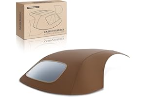 Frankberg Housse de cabriolet Softtop marron compatible avec New Beetle Cabriolet 1Y7 1,8L-2,5L 2002-2010 Replace# VWNB TAN-STF