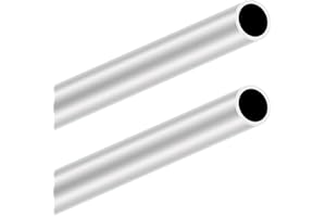 LAVMHAB 6063 tubi in alluminio 26 mm OD/diametro esterno x 2,0 mm di spessore, 300 mm di lunghezza, tubo rotondo in alluminio, tubi dritti senza saldatura (2 pezzi)