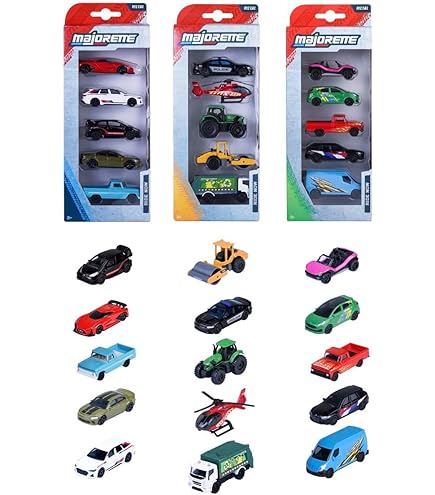 Nano Speed - Lot De 4 Mini Voitures à Rétrofriction - Véhicules Miniatures 2,5 Cm - Sans Piles - Stunts Et Vitesse