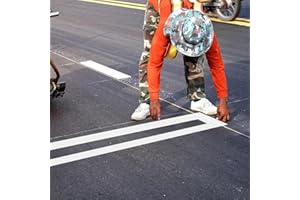 BAVOOTY Stencil per Parcheggio, Modello di Filo Riutilizzabile Stencil Linee Parcheggio in Silicone per Pittura su Asfalto e Cemento Linee di Pavimentazione