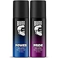 Beardo Power & Pride Perfume Body Spray 150ml x 2 (Set of 2) Get compliments with Long lasting Fougere, Aromatic Deodorant | Gift For Brother | Gift For Friends