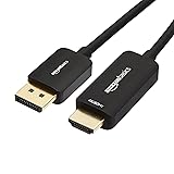 Amazon Basics – DisplayPort to HDMI Display Cable 4K 60Hz, 1.8 metres
