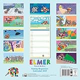 Image de Elmer The Elephant Family Organiser Wall Calendar 2017 (Art calendar)