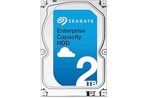 SEAGATE TECHNOLOGY Seagate ST2000NM0055 Enterprise Capacity - Disco Duro Interno HDD (2TB, 7200, 512n, SATA 128 MB), Plateado
