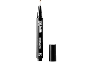 War Paint For Men Lightweight Liquid Concealer Pen - Covers Dark Circles & Blemishes - Vegan Friendly & Cruelty-Free - Natural Looking Makeup For Men - Tan Shade - 3ml