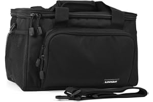 Lixada Sac à Bandoulière Portatif Multifonctionnel à Bandoulière Sac à Manches de Pêche Etui à Pêche