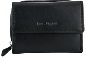 Laura Biagiotti Portafoglio Donna In Vera Pelle, Spazioso Con Scatola Regalo