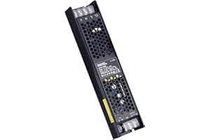 VARICART 24V LED Driver Dimmable 100W 4.16A, AC 240V to 24V DC Switching Low Voltage Transformers, TRIAC & 0/1-10V Dimming, Constant Voltage Output LED Power Supply - Cooling, Silent and Flicker Free