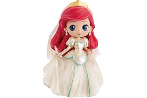 BANDAI - Banpresto - Qposket - Disney Princesses - La Petite sirène - Figurine de Collection Ariel 14cm - BP17986P