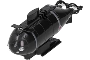 SPYMINNPOO Télécommande RC sous-Marin, 6 Canaux 2.4G Télécommande sans Fil Mini RC sous-Marin Modèle Jouet Simulation pour Enfants Anniversaire Enfants