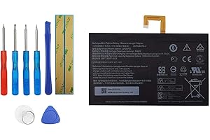 VVSIALEEK Upplus Batería de repuesto L14D2P31 compatible con Lenovo Tab 2 A10-70 Tab 2 A10-70F con kit de herramientas