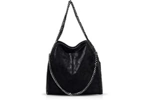 ZIYUEZIKUN Umhängetaschen für Frauen Damen Kette Umhängetasche Kettentasche Taschen für Damen Casual Handtasche große Hobo Schultertasche