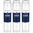 GLACIER FRESH Ultra Clarity 9000194412 Fridge Water Filter Compatible with Siemens Bosch Ultra Clarity Water Filter 9000194412 644845 00740560 REPLFLTR10, Haier Miele 0060820860 0060218743 (3)