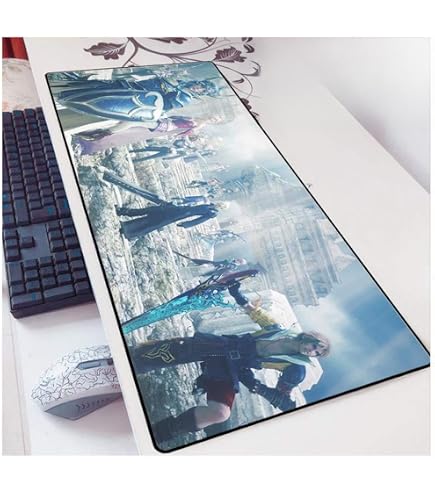 IGIRC XXL Gaming Mauspad "Final Fantasy" - 800x300 Mm, Rutschfeste Gummibasis, Wasserabweisend