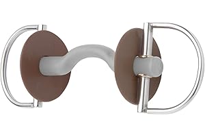 GONDMAX Beris 10236-130-S Mors Verdun à canon arqué avec rondelles Soft (Gris)