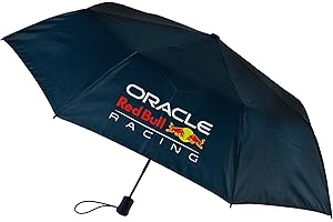 Undercover - Parapluie de poche Oracle Red Bull Racing - Parapluie automatique pliable avec 4 panneaux imprimés - Polyester, structure en fibre, poignée en plastique