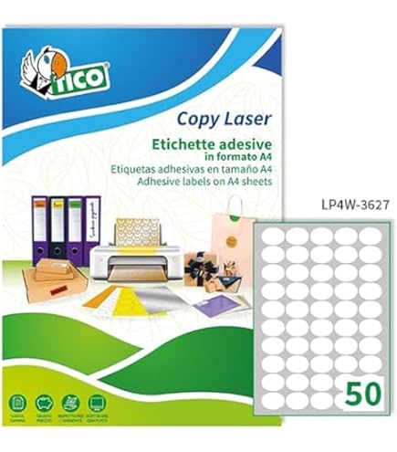 Etichette Avery Carta Rimovibile - 25 Fogli A4, 12 Etichette Per Foglio - Foto 8