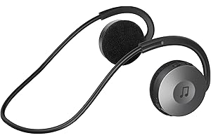 BAOZILY Kabellose Kopfhörer, Bluetooth Kopfhörer Sport Faltbar Und Tragbar, Wireless Kopfhörer On Ear Mit Stereo-Mikrofon, Wasserdichter Schweiß Sportkopfhörer Für Laufen Training Fitnessstudio (Grau)