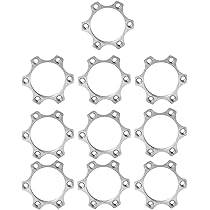 Adattatore Mozzo Bici 44 Mm - 2 Pezzi Per Rotore 6 Bulloni - Compatibile Con Freno A Disco Centrale - Lega Di Alluminio - Foto 4