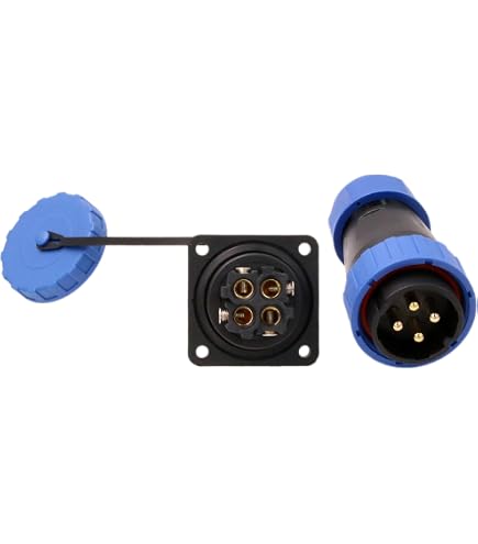HangTon Black 0B FGG 304 4-Pin Plug Round Plug Push Pull Cable Connector Compatible with Lemo (4-Pin, FGG Black HangTon Black 0B FGG 304 4-Pin Plug Round Plug Push Pull Cable Connector Compatible with Lemo (4-Pin, FGG Black