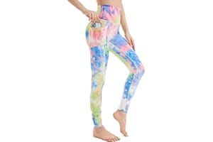 AMYTIS LINGERIE AMYTIS High Waisted Gym Leggings for Women UK,Stretch Soft Yoga Pants for Women, Tummy Control Workout Sports Exercise Running Leggings with Pockets