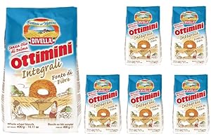 Divella Biscotti Ottimini Integrali 6 Confezioni da 400 grammi