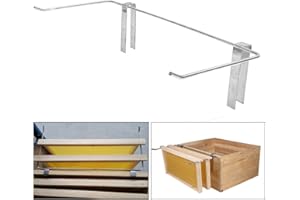 C-FUNN Stainless Steel Beekeeping Frame Holder Bee Hive Perch Bee Hive Frame Holder