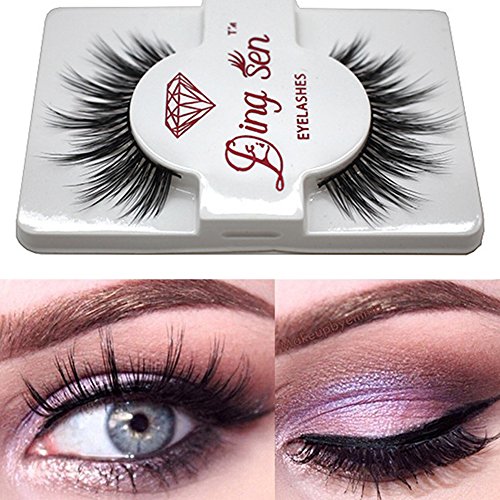 Blue Vessel 1 paar künstliche Wimpern dicken Augen Wimpern Wimpern handgefertigt - 4